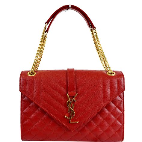 ysl envelope medium chain bag.